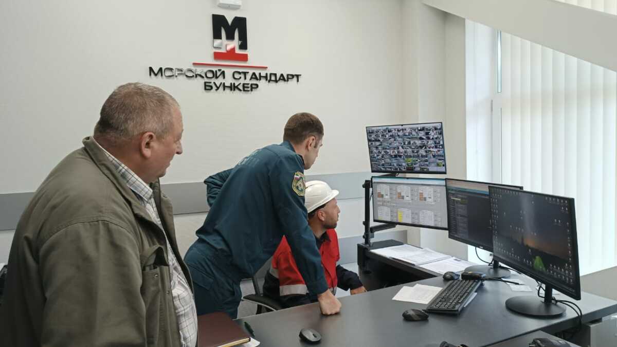 Учения на опасном производственном объекте  общества с ограниченной ответственностью «МС-Бункер» по локализации и ликвидации разливов нефти и нефтепродуктов