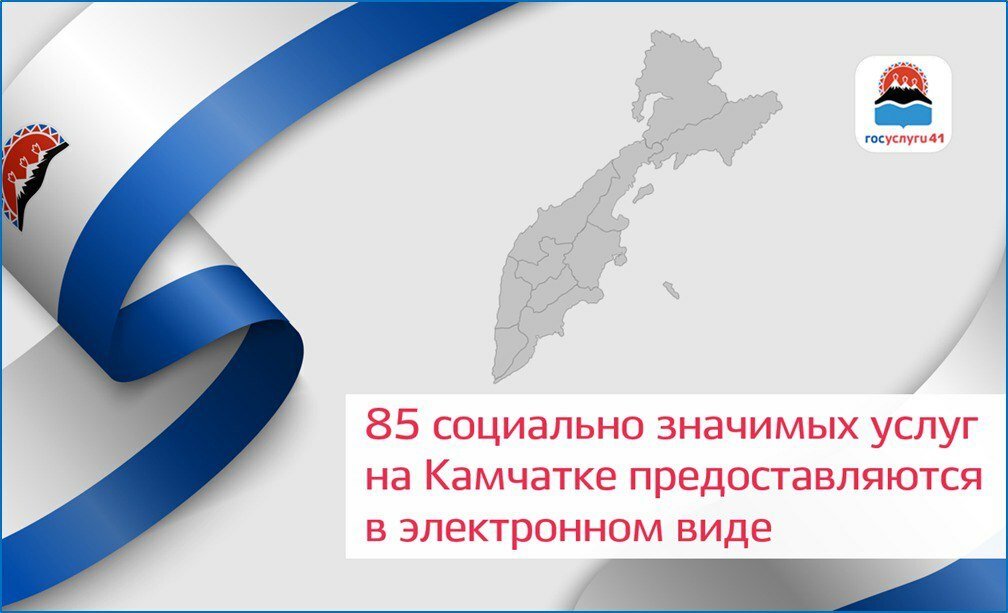 85 социально значимых услуг на Камчатке предоставляются в электронном виде